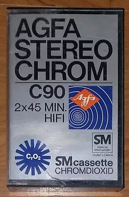 Kaufen Agfa Gevaert Stereo Chrom C90 Cassette Musikkassetten - Bespielte Leerkassetten • 6€