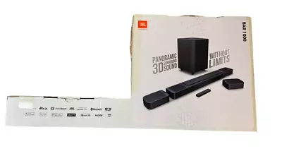 Kaufen JBL Bar 1000  7.1.4 Soundbar Wireless Subwoofer Rücklautsprecher HDMI WLAN • 819.90€