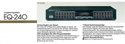 Kaufen Onkyo EQ-240 • 100€