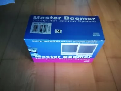 Kaufen   Master Boomer - Computer Stereo Lautsprecher System - Preisreduzierung ! • 6€