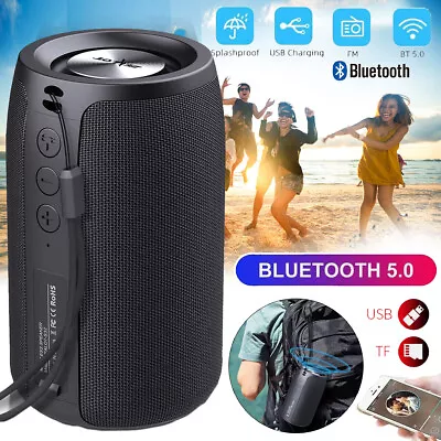 Kaufen Tragbar Bluetooth Lautsprecher Musikbox Tragbarer Blueooth Stereo TF Box 5W Neu • 18.96€