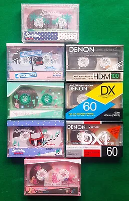 Kaufen DENON DX1 60 90 100 KF60DB HD-M Metal Type IV Audio Cassettes Tapes SEALED + NEW • 30.99€