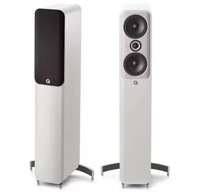 Kaufen Q Acoustics Concept 50 Stereo Standlautsprecher Paar Weiß Hochglanz • 2,499€