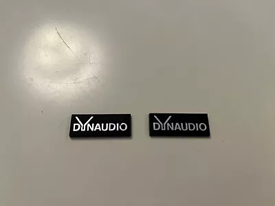 Kaufen 2 Stück Dynaudio Embleme Für Lautsprecher Aufkleber Sticker Logo Schriftzug • 6.90€