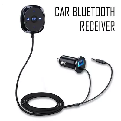 Kaufen Bluetooth Audio Receiver Car MP3 Player AUX Adapter USB Charger FM Transmitter • 16.65€