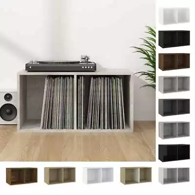 Kaufen Vinyl Aufzeichnungsbox Holzwerkstoff Schallplatten Regal Mehr Farben VidaXL • 61.61€