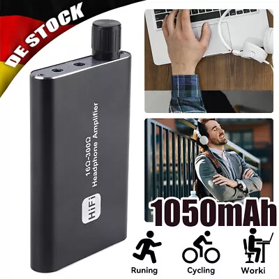 Kaufen Mini HIFI Kopfhörer Verstärker Portable Kopfhörer AMP 3.5mm Audio Kabel 1050mAh • 19.99€