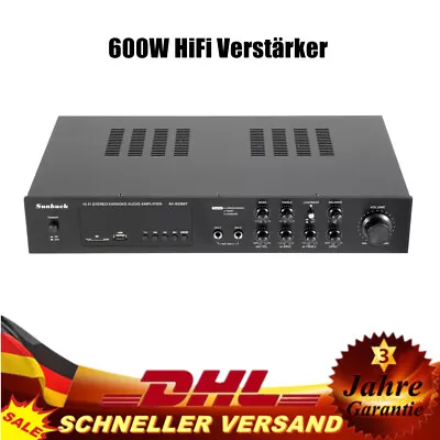 Kaufen HiFi Verstärker 5 Kanal Digital FM USB Stereo Amplifier Bluetooth Vollverstärker • 81.32€