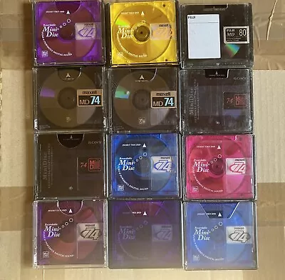 Kaufen 12 STÜCK MINIDISC GEBRAUCHT VERSCHIEDENE MARKEN, TrProtect • 5€