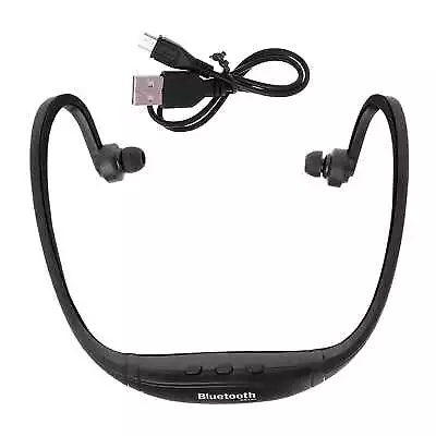 Kaufen Sport Kopfhorer Headset Wireless Stereo MP3 Player Schwarz Micro SD Headset • 7.49€