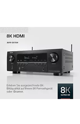 Kaufen Denon AVR-S970H 7.2-Kanal AVReceiver 8k HDMI 2.1 Dolby Atmos • 495€