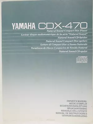Kaufen Yamaha Compact Disc Player CDX-470 Bedienungsanleitung To-6959 • 9.90€