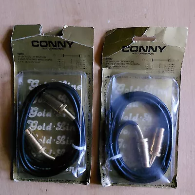 Kaufen 2x 1,5M 5P DIN PLUG Auf 5P DIN PLUG - Vintage HIFI - Conny - Gold-Line • 17€