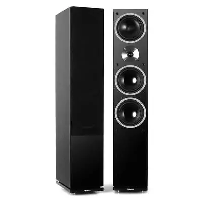 Kaufen *b-ware* Hifi Heimkino Standlautsprecher Boxen Paar Bassreflex HolzgehÄuse 280 • 143.99€