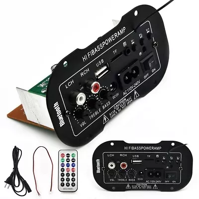 Kaufen 220 V 50 W Autozubehör BT HiFi Bass Audio USB TF MP3 FM Integrierte Radio Funkt • 17.98€