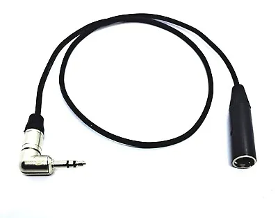 Kaufen Mini XLR-TQG-Male 3 Pol. Auf Neutrik 3,5 Mm Winkel-Miniklinke Vers. Längen • 11.75€