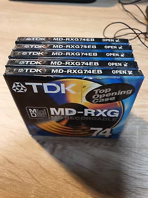 Kaufen 18 X Minidisc TDK MD-RXG 74 / Unbenutzt Und Eingeschweißt Mit Stapelbox • 79€