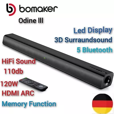 Kaufen Bomaker Kabelgebundene & Kabellose Bluetooth 37 Zoll 2.0 Kanal 5.0 3D Odine III • 94.99€