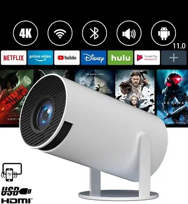 Kaufen 5G 4K Projektor Smart HD WiFi Bluetooth HDMI USB IOS/Android Heimkino EU/UK  • 54.54€
