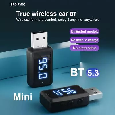 Kaufen FM02 Auto Bluetooth-Kompatibel Sender Empfänger Mini USB Power Car Kit 2024 Neu • 4.39€