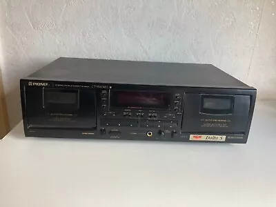 Kaufen Pioneer CT-W604RS Stereo Double Cassette Deck Tapedeck Kassettendeck Auto Revers • 1€