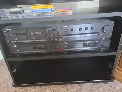 Kaufen Grundig Kompakt HIFI Stereo Anlage, Schwarz,Tuner,CD,Tape,Amplifier,Top Zustand • 70€