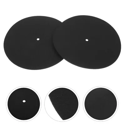 Kaufen  2 Pcs Schallplattenmatte Aus Vinyl Disc-Pad Tragbares Ladegerät Schutzpolster • 6.85€