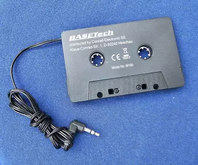 Kaufen BASETech Adapterkassette AUX 3,5mm Klinke MP3 Kassette Audio Adapter Auto KFZ • 9€