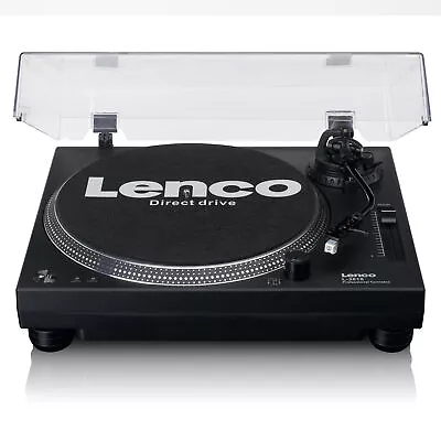 Kaufen Lenco L-3818BK - Plattenspieler Mit Direktantrieb - DJ Plattenspieler - Pitch Co • 349€