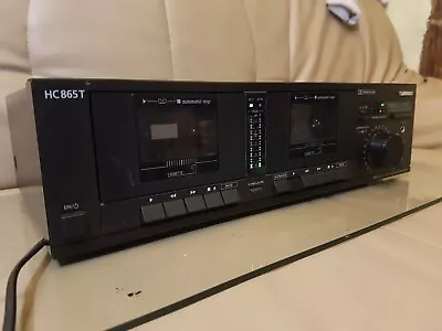 Kaufen Telefunken HC 865T Doppel Tapedeck Tape Kassetten Deck  RARITÄT 1987 • 60€