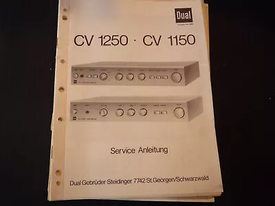 Kaufen Original Service Manual Schaltplan Dual CV1250 CV1150 • 12.50€