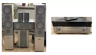 Kaufen CANTON Lautsprecher  Surround Anlage System 5.1 + Yamaha Receiver RX- A810 • 200€