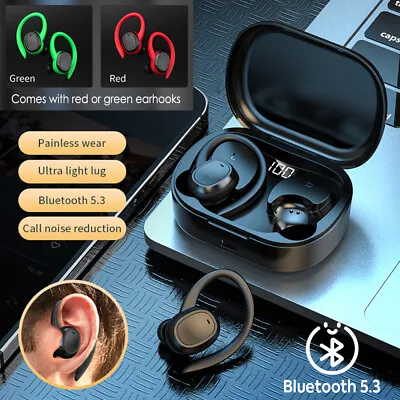 Kaufen Bluetooth 5.3 Kabellos In Ear Kopfhörer Ohrbügel Sport Hifi Headset Mit Mikrofon • 15.68€