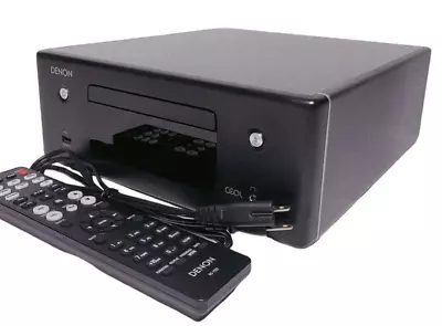 Kaufen Gebrauchter DENON RCD-N10 Schwarz Netzwerk-CD-Receiver Hi-Res HEOS AirPlay... • 323.41€