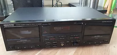 Kaufen Kenwood KX-W6050 Stereo Double Cassette Deck Doppel Kassettendeck Tapedeck • 4.94€