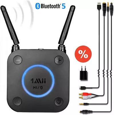 Kaufen 1Mii B06Pro Audio Empfänger Bluetooth Adapter Receiver Apt-X-LL 3D Sound Optical • 49.99€