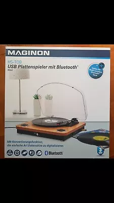 Kaufen MAGINON USB Plattenspieler Mit Lautsprechern, Bluetooth Und MP3... • 33.01€