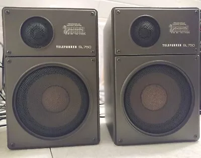 Kaufen Telefunken 2 Wege Lautsprecher Boxen SL 750 50/75 Watt • 125€