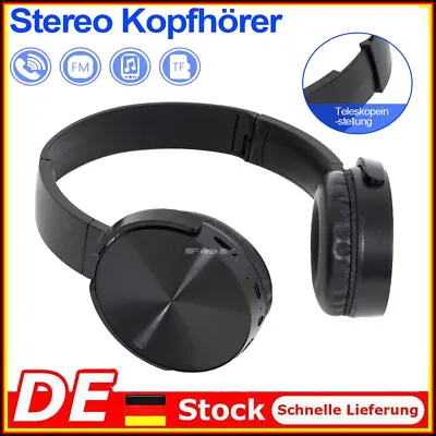 Kaufen Premium HiFi Kopfhörer Stereo Faltbares Kopfhörer Bluetooth On Over Ear Wireless • 10.90€