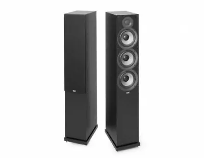 Kaufen ELAC Debut F6.2 Standlautsprecher 3-Wege Bassreflex Schwarz Dekor (Stückpreis) • 205€