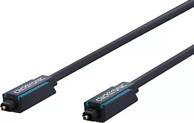 Kaufen Clicktronic Opto-Kabel 2,0m TOSLINK Digitalaudiokabel Mit 3,5mm Adapter RAL NEU • 21.89€