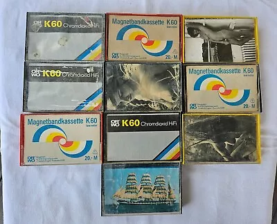 Kaufen 10 Stück ORWO Musikkassette MC Leerkassette Konvolut *Paket 2* • 12.99€