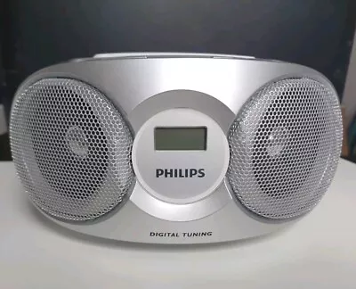 Kaufen Kinderradio - Philips AZ215S/12 Radio , CD / Weiss - Silber / Tragbar / Audio IN • 15.99€
