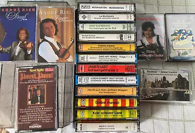 Kaufen Große Kassettensammlung Volksmusik, Heino, André Rieu, James Last, Klassisch • 5€