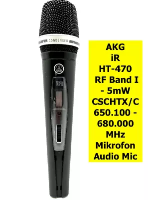 Kaufen AKG IR HT-470 RF Band I - 5mW CSCHTX/C - DJ Mikrofone Micro Mikrofon Audio Mic • 199€