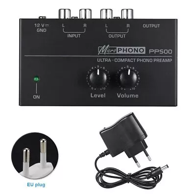 Kaufen Phono Vorverstärker Mic Verstärker Mit Netzteil Phono Vorverstärker Pre Amp RCA • 18.99€