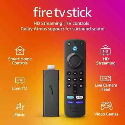 Kaufen Amazon Fire TV Stick HD 3. Gen Streaming-Gerät Mit Alexa Sprachfernbedienung NEU UK • 47.44€