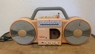 Kaufen Philips Roller Radio MC -  Kassettenrecorder Vintage Getestet - Kassette Defekt • 19.95€