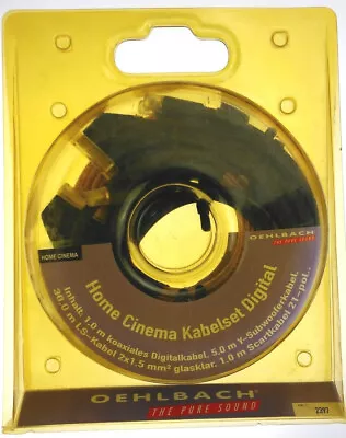 Kaufen 2397 Oehlbach Home-Cinema-Kabelset-Digital, 4 Kabel - Komplettsatz Heim Kino Set • 24.95€