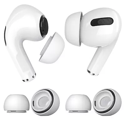 Kaufen 2 Paar Ersatz-Ohrstöpsel Für AirPods Pro - Silikon Ohrstöpsel Spitzen M – Weiß • 5.49€